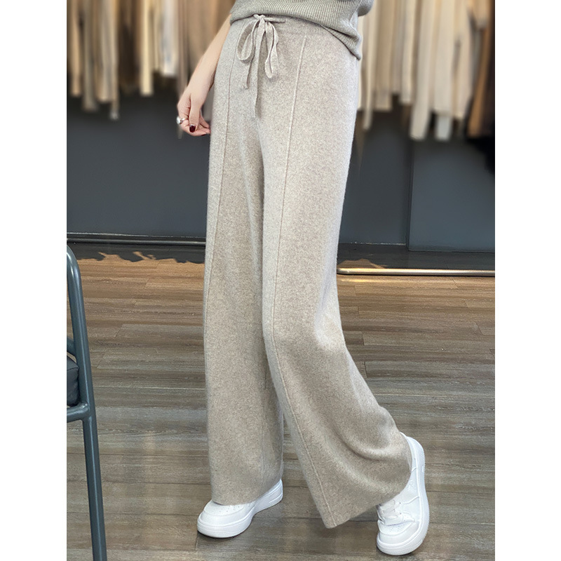 2025 New All-In-One Skin-Friendly Cashmere Warm Straight Pants