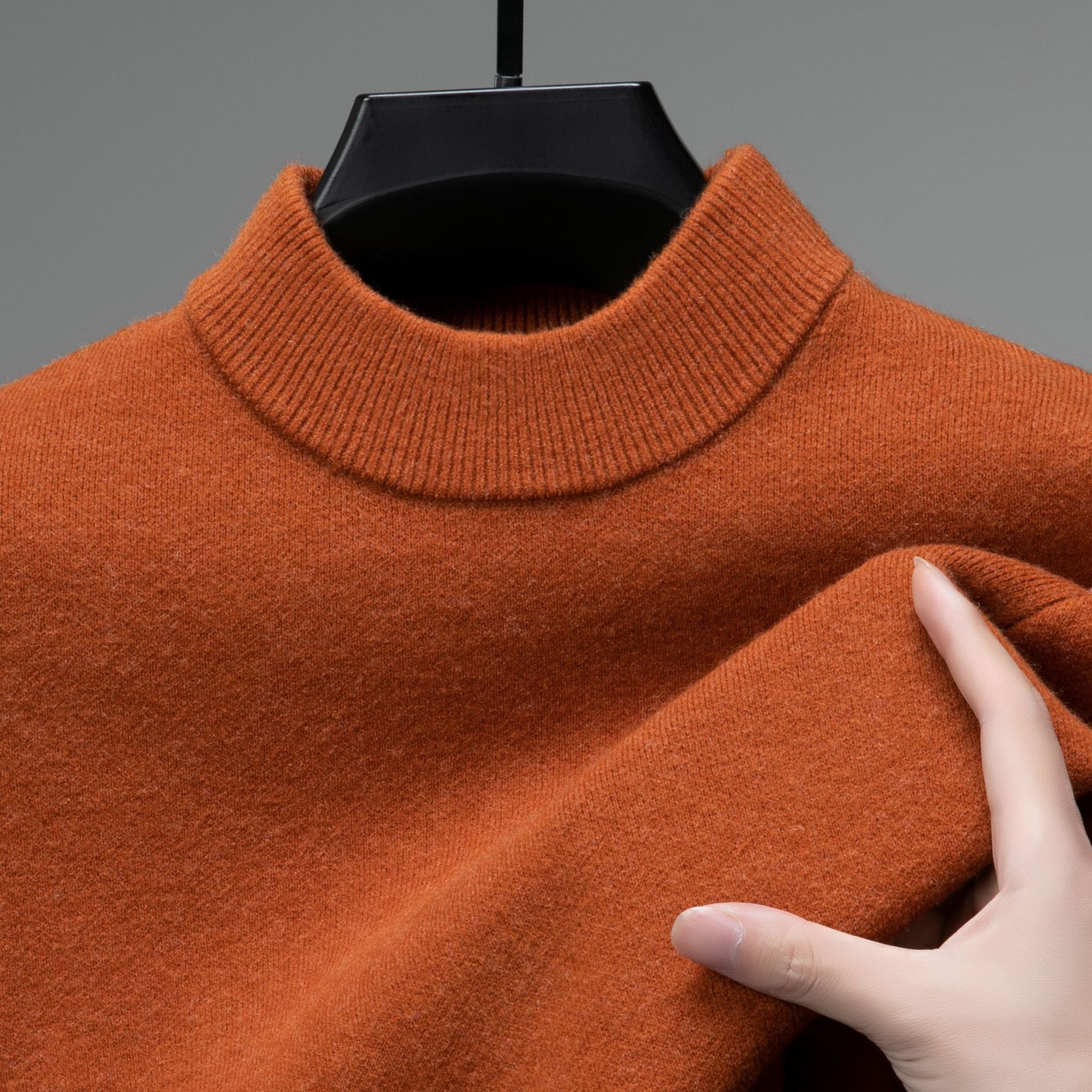 Men's Crew Neck Cashmere Sweater