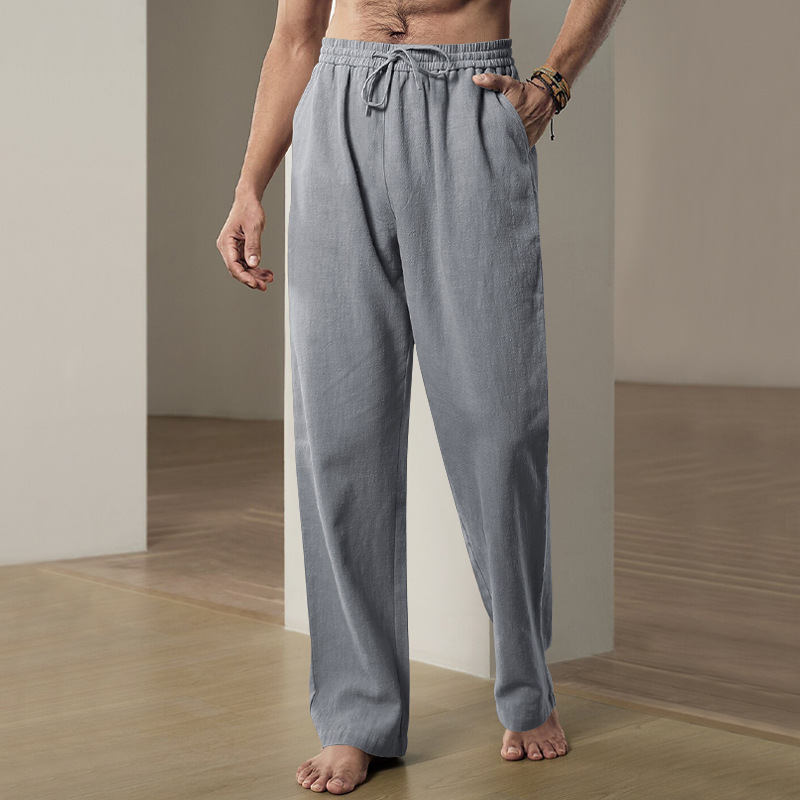 2025 Breathable cotton and linen sweatpants
