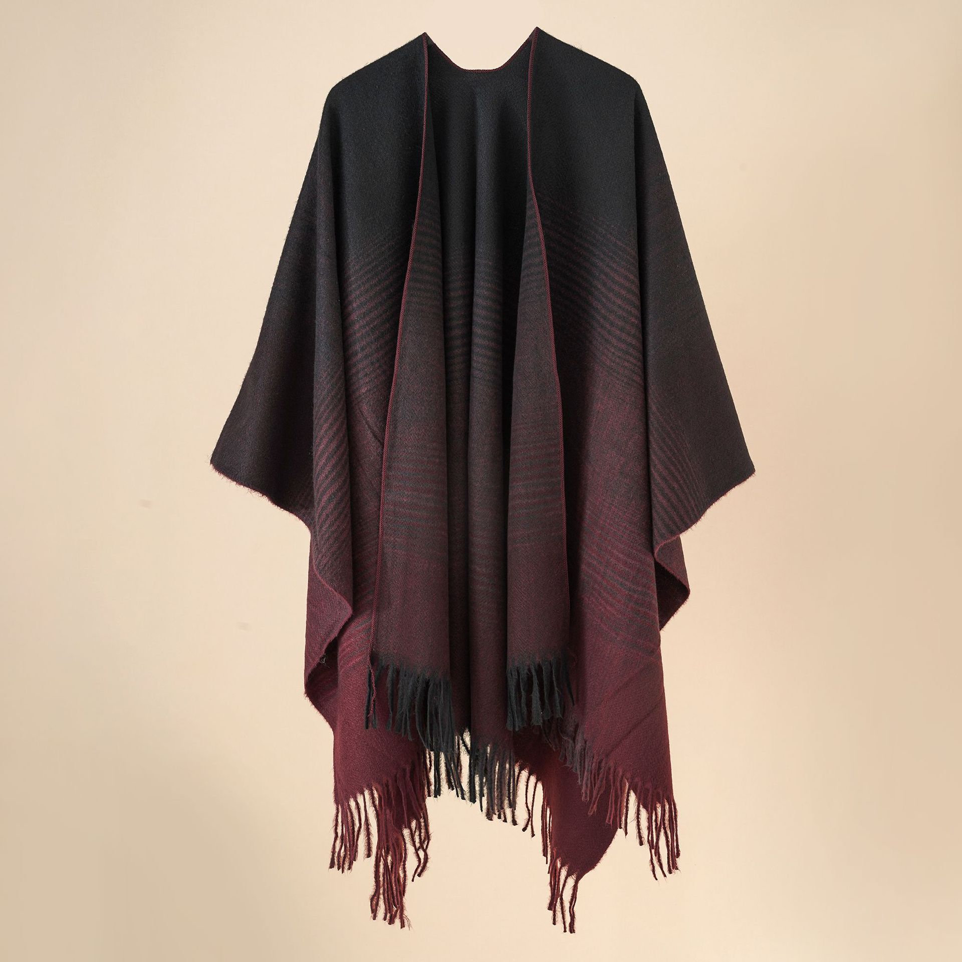 2023 new  blanket warm fringed shawl