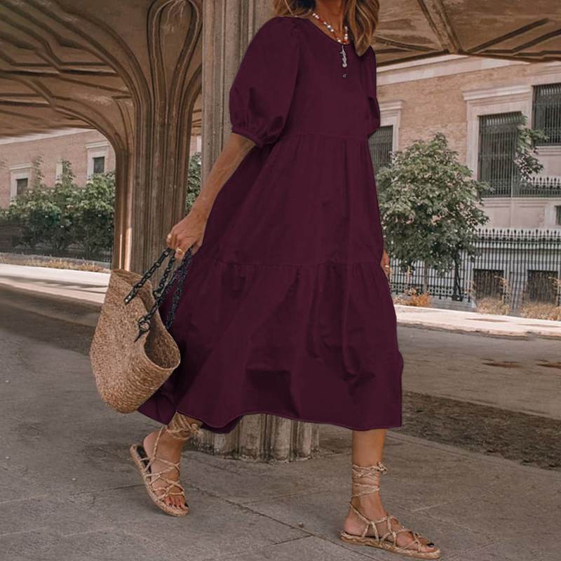 New Retro Casual Sun And Beach Dress