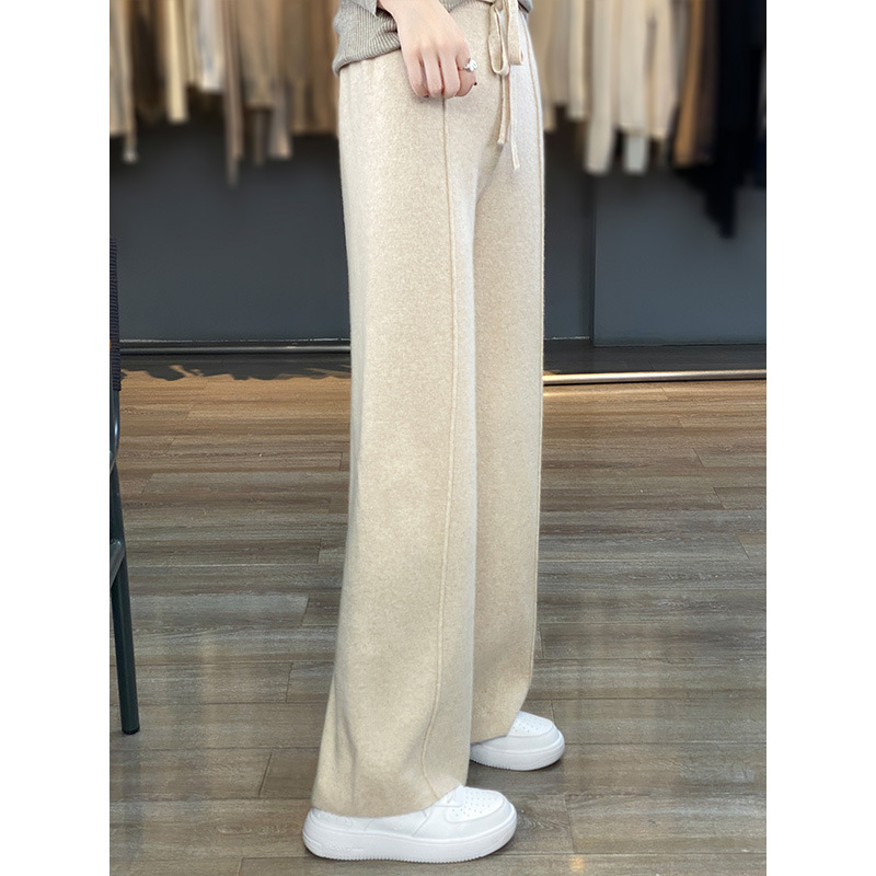 2025 New All-In-One Skin-Friendly Cashmere Warm Straight Pants
