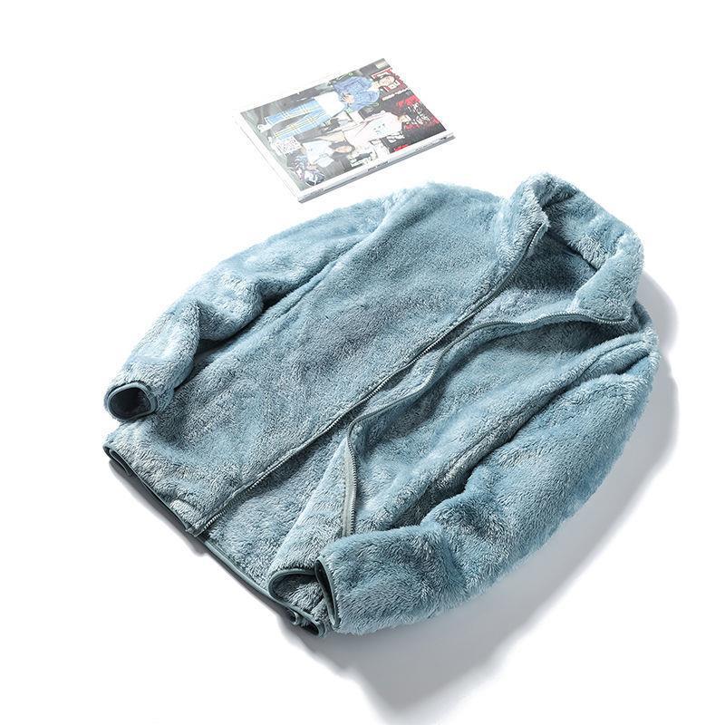 Fleece double-sided thickened cardigan jacket
