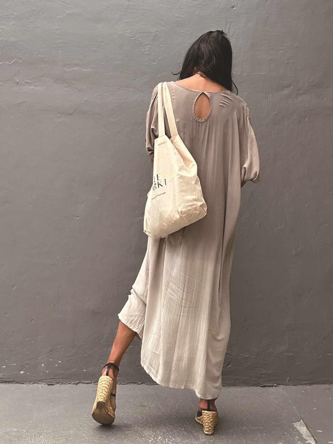 Gradient Color Beach Smock Fringe Cardigan Dress