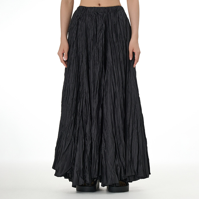 Flowy Pleated Skirt For Women