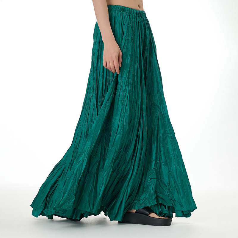 Flowy Pleated Skirt For Women