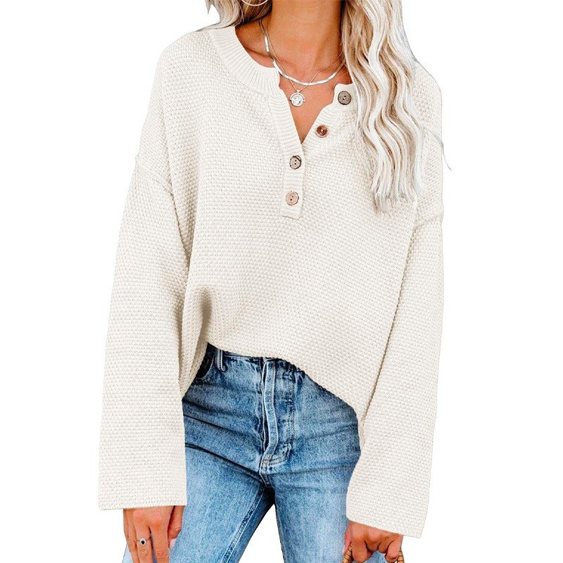 2025 ✨Casual Loose Button-Down Sweater