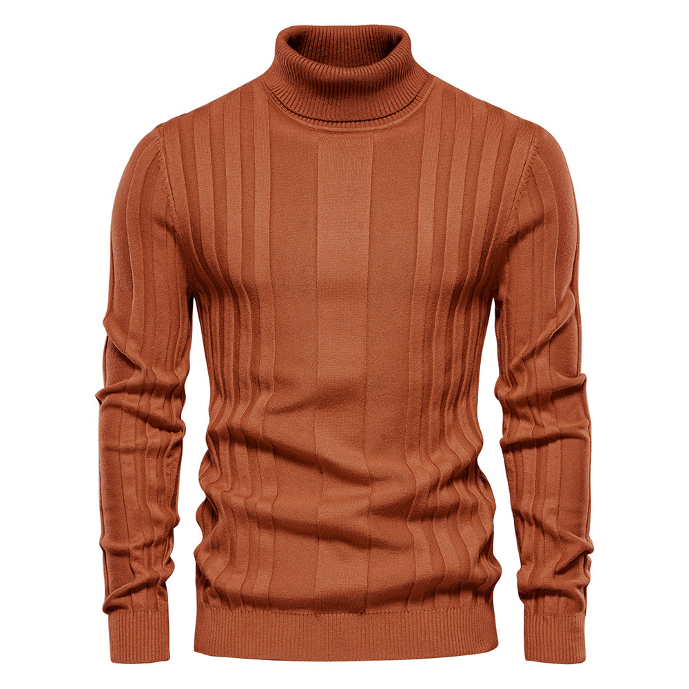 2026 Casual Plus Size Turtleneck Cashmere Knit Sweater