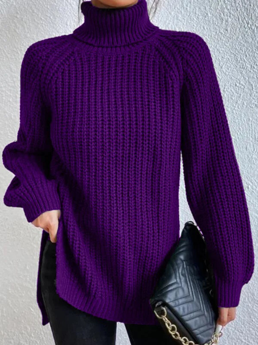 2024 Turtleneck sweater mid-length sweater