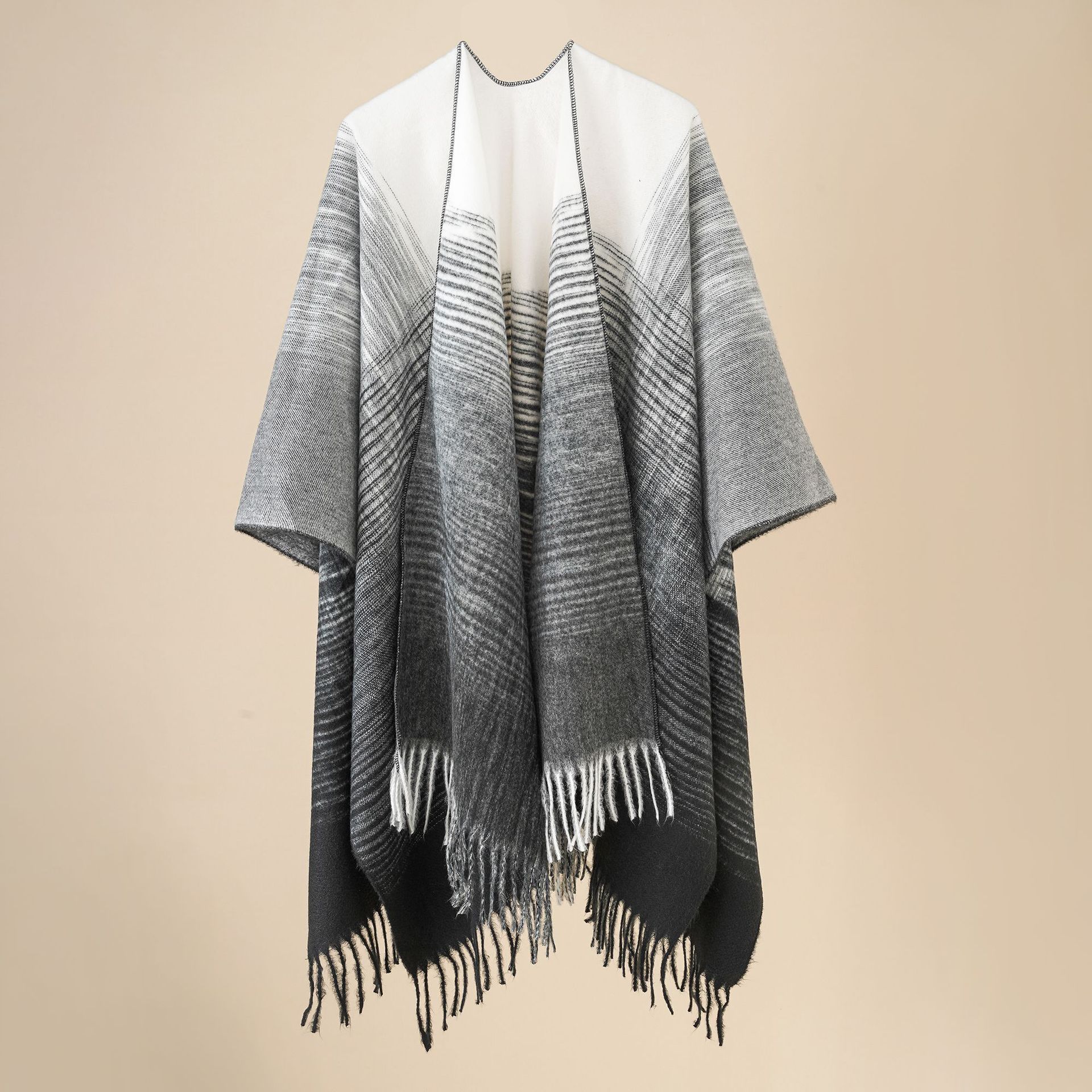 2023 new  blanket warm fringed shawl