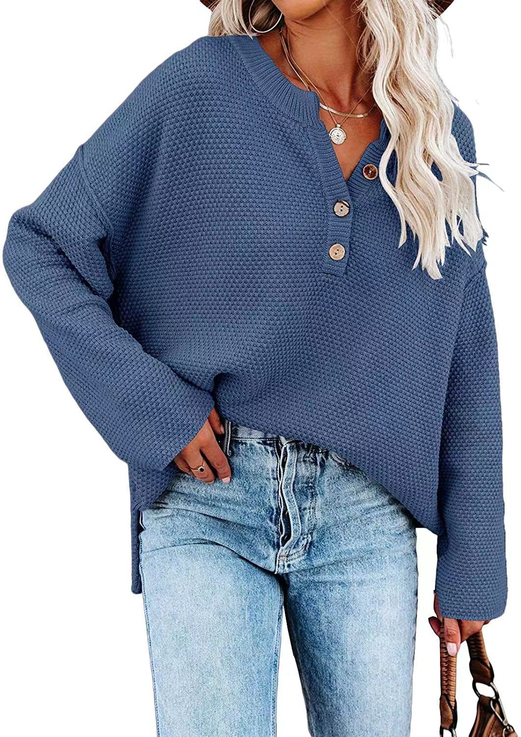 2025 ✨Casual Loose Button-Down Sweater