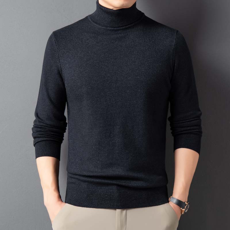 Turtleneck Cashmere Knit Sweater