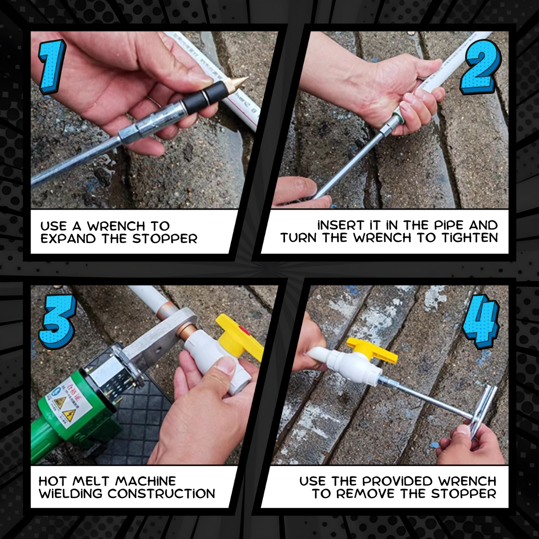 Pipe Water Stopper Kit