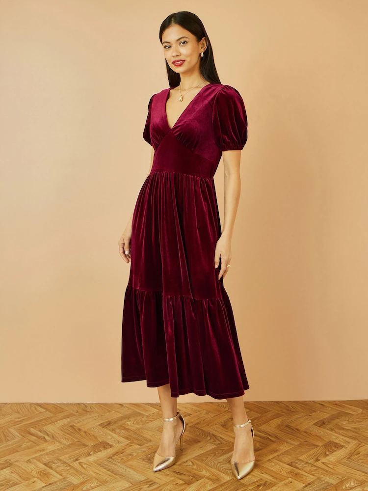 🎄Christmas Special Offer🔥Velvet Midi Dress