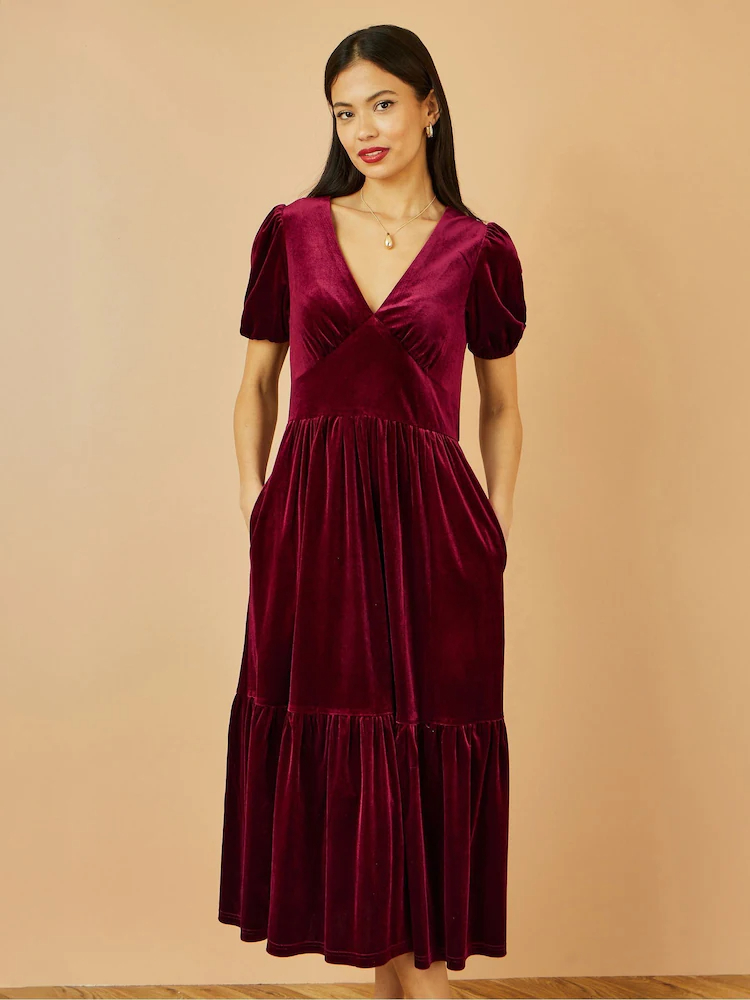 🎄Christmas Special Offer🔥Velvet Midi Dress