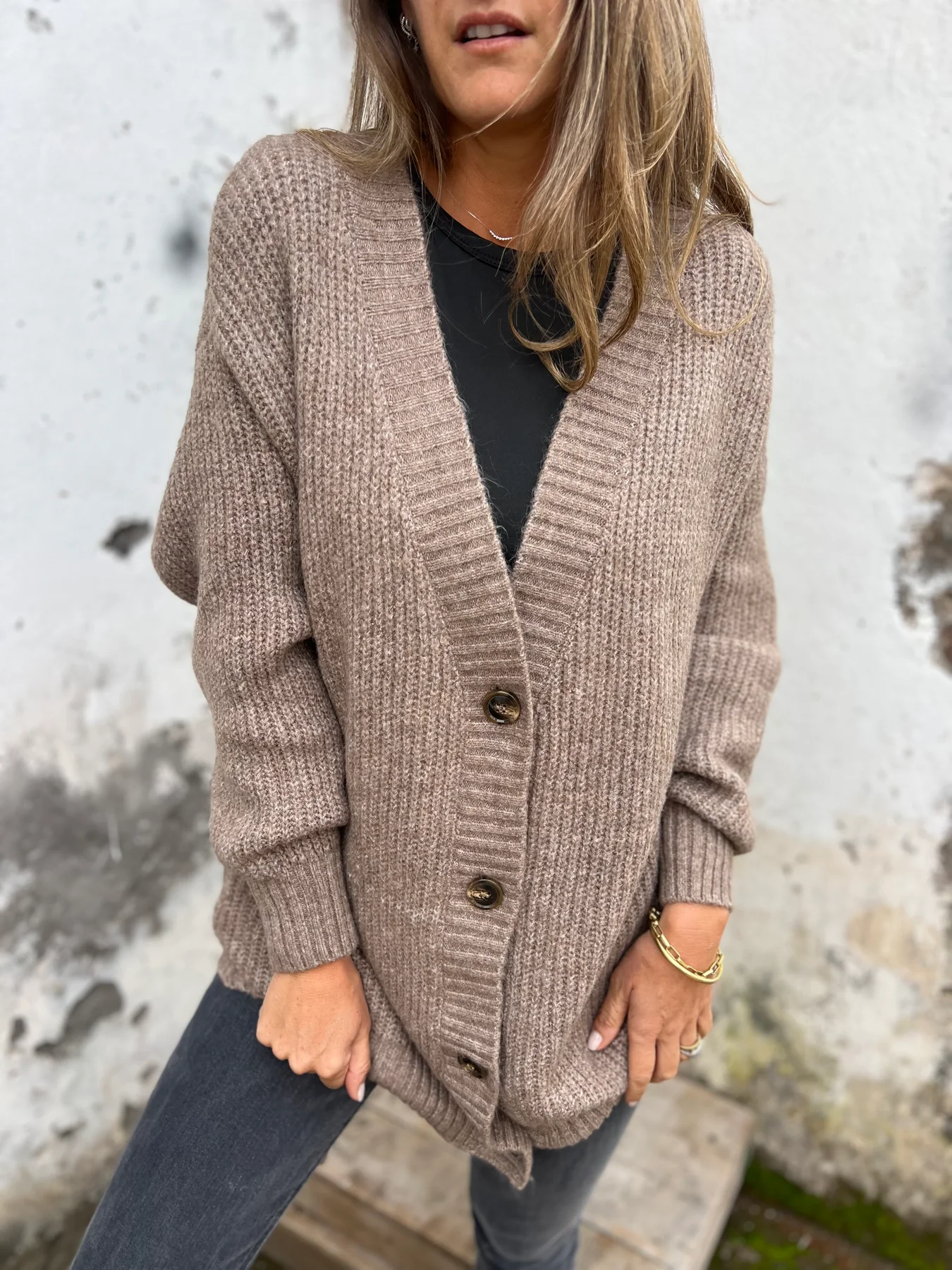 2024 New Women's Long Sleeve Casual Sweater Cardigan