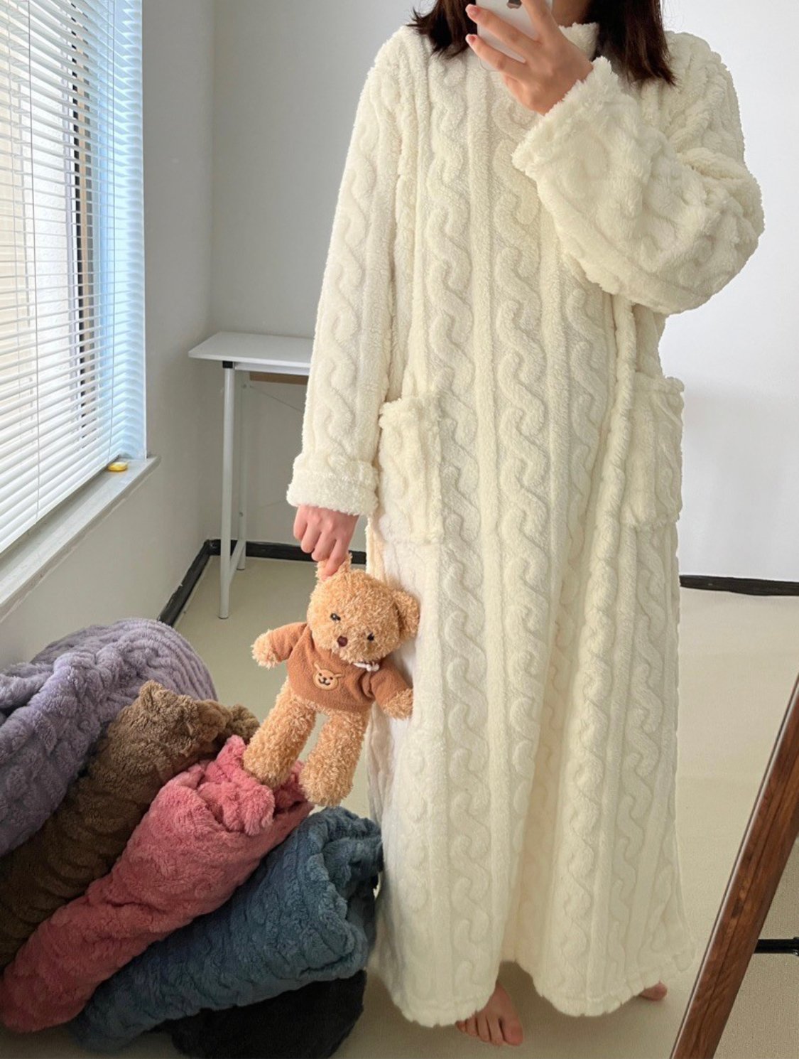 🔥LAST DAY 49% OFF -Winter Coral Velvet Home Clothes