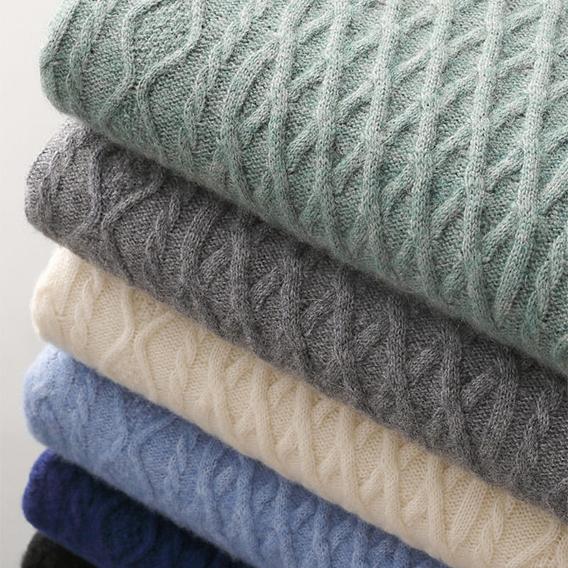 Men's Turtleneck Cashmere Knit Sweater