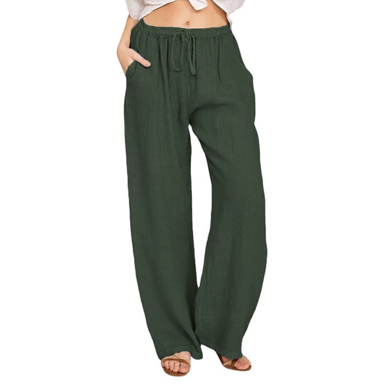 Woman's Cotton Linen Pants-Buy 2 Free Shipping