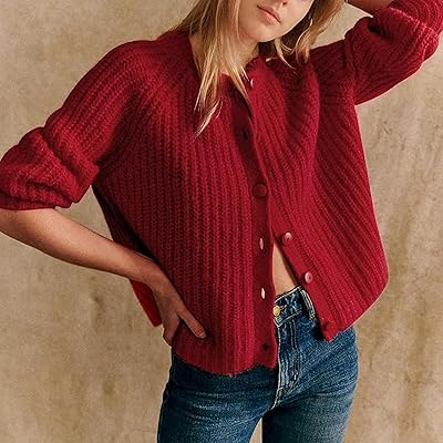 🔥2026 New🔥Stylish round neck knitted cardigan
