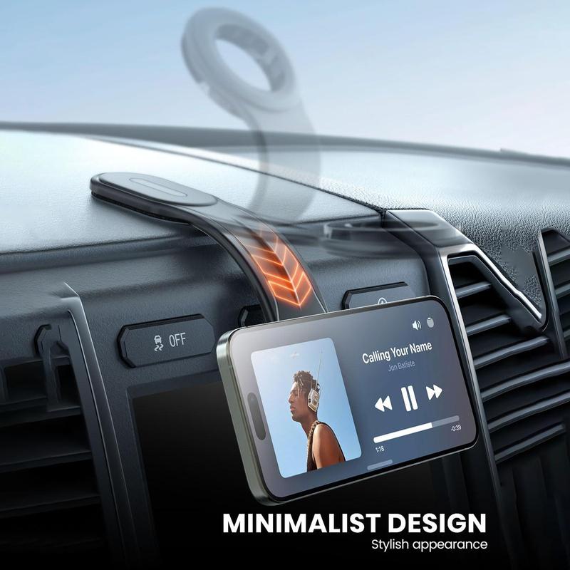 Car Magnetic Phone Holder, CarDashboard Cell Phone Mount Compatiblewith iPhone 15 14 13 Pro Max Mini