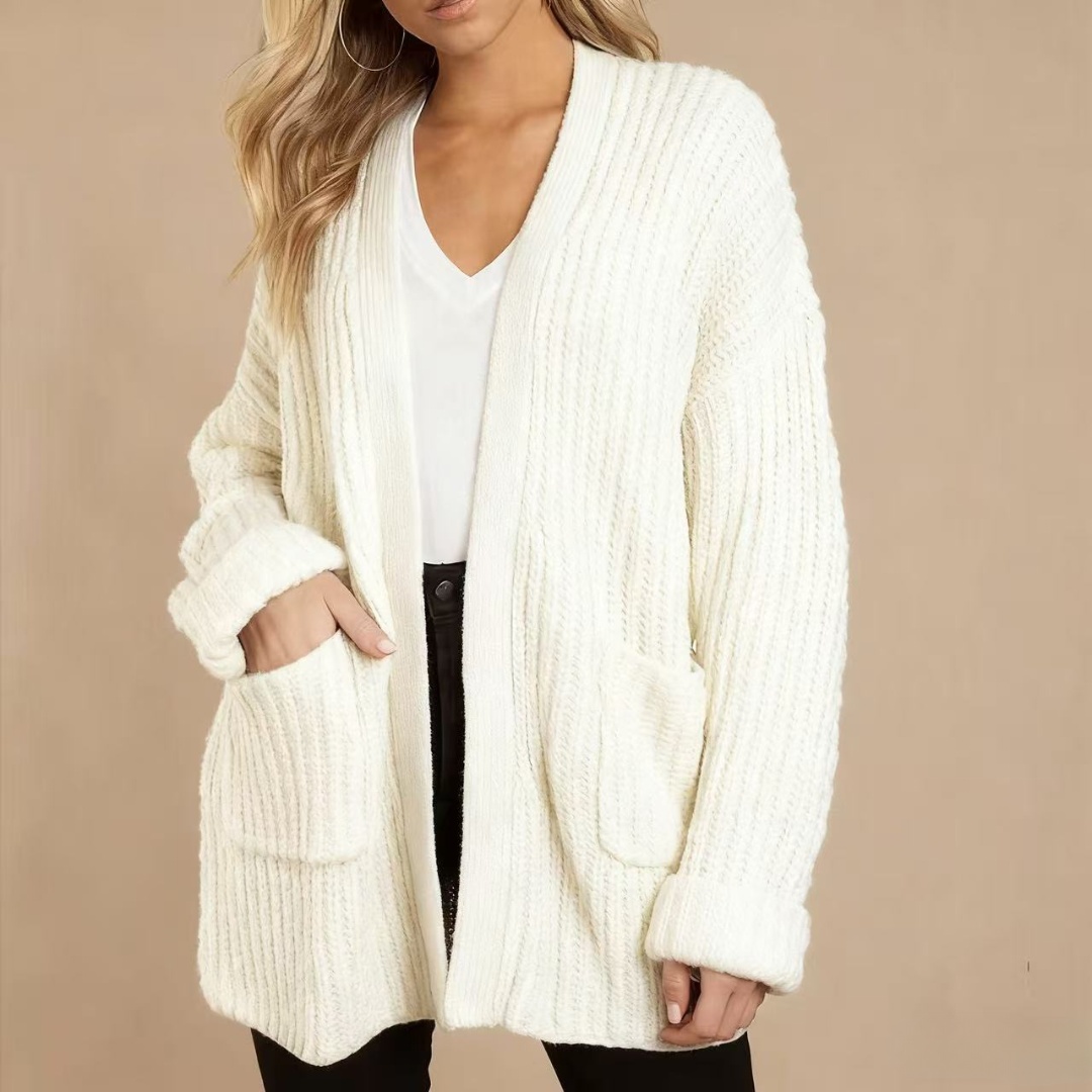 2025 🔥Women's Loose mid-length knitted cardigan