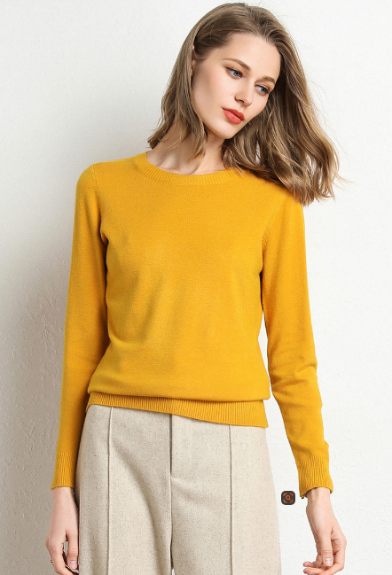 🔥2026 New Women's Solid Color Crew Neck Sweater