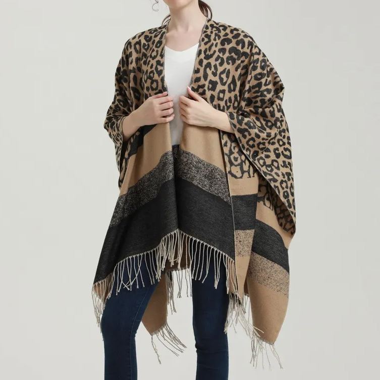 2023 new  blanket warm fringed shawl