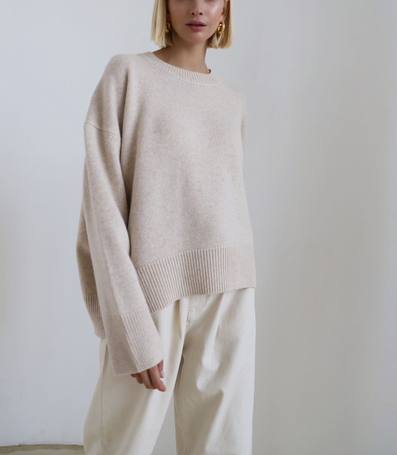 2025 new🔥 autumn and winter loose crew neck sweater