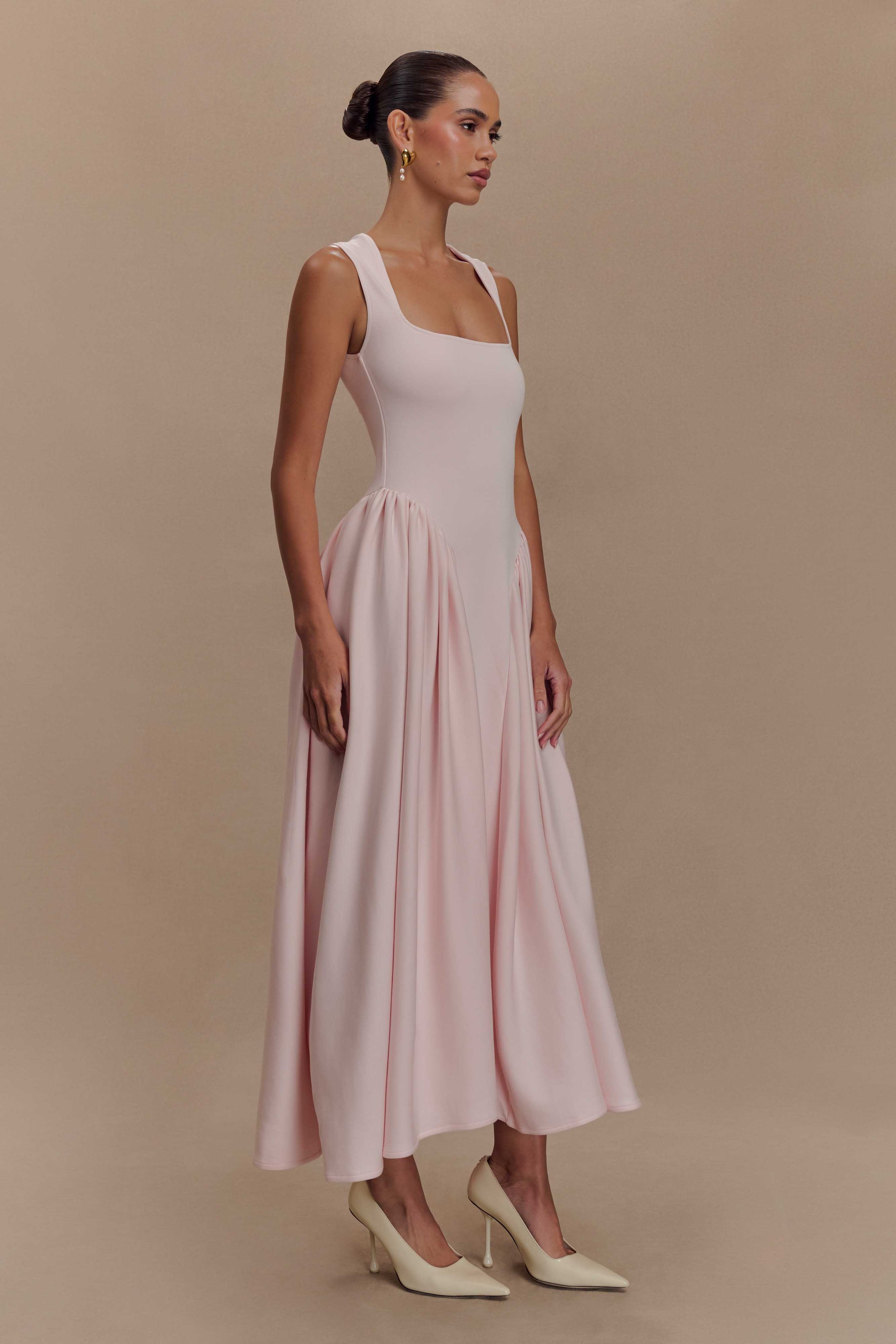 Sharon Scuba Jersey Midi Dress