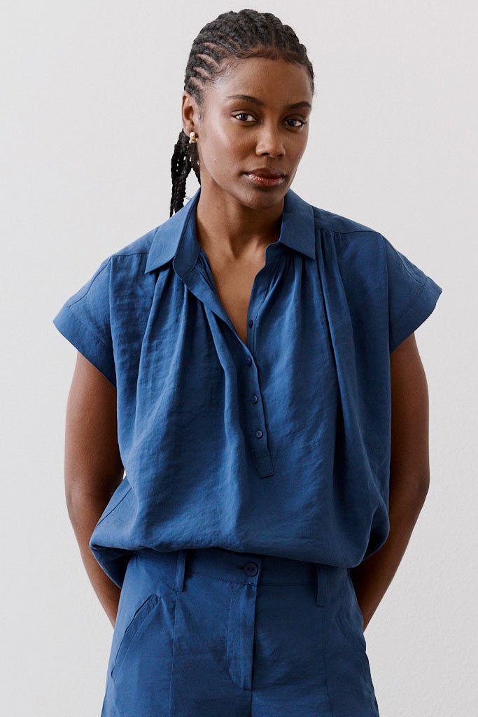 The Nonchalant Oversized Voile Blouse