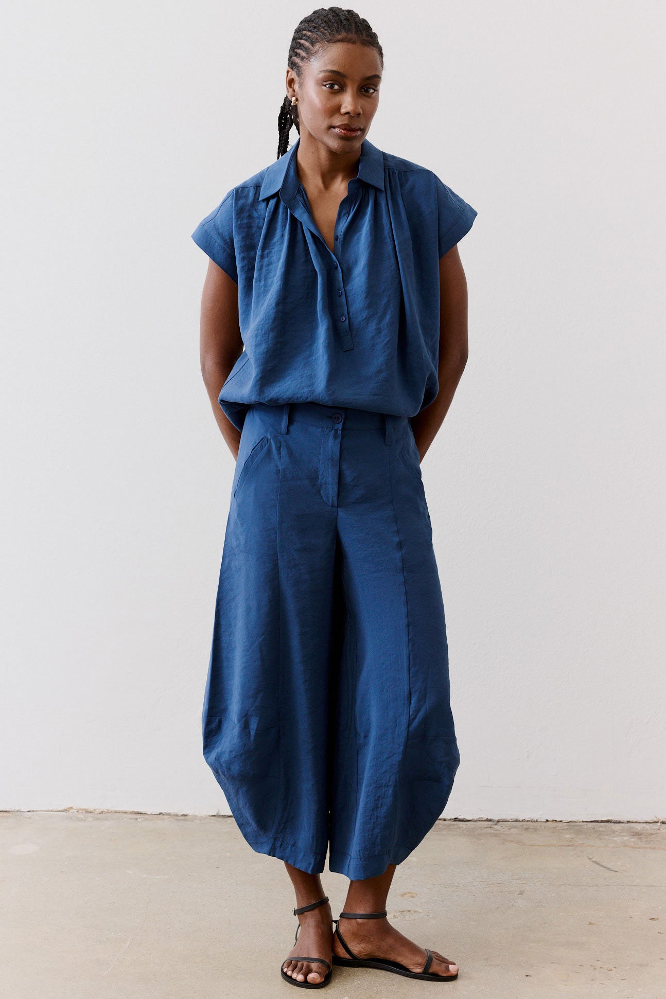 The Nonchalant Oversized Voile Blouse