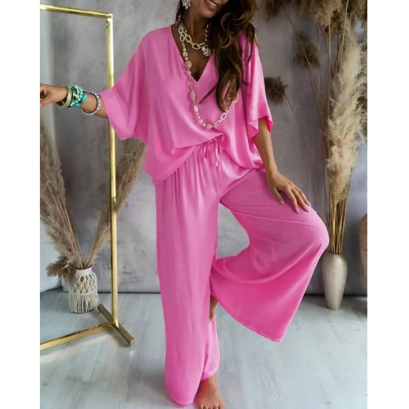 Women's Casual Loose Solid Color Suit For