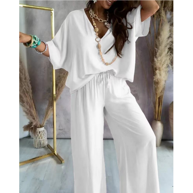 Women's Casual Loose Solid Color Suit For
