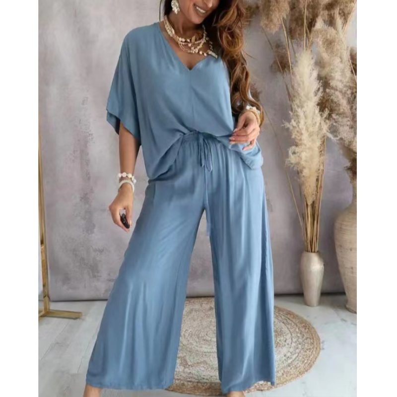Women's Casual Loose Solid Color Suit For