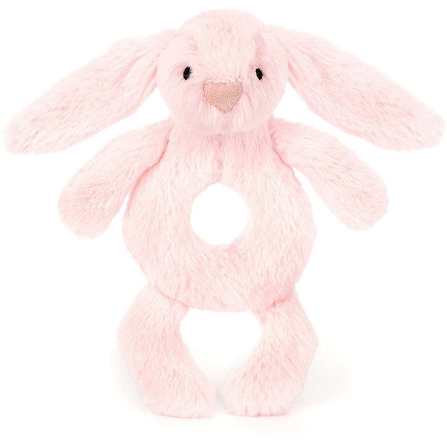 Jellycat Bashful Pink Bunny Ring Rattle