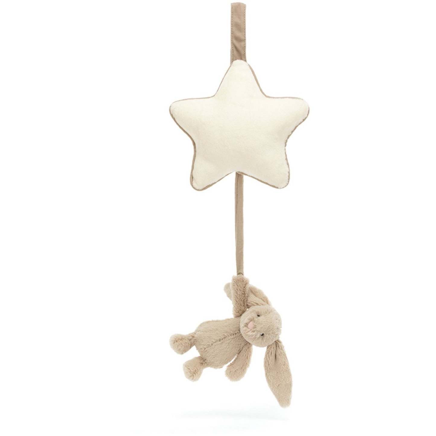 Jellycat Bashful Beige Bunny Musical Pull
