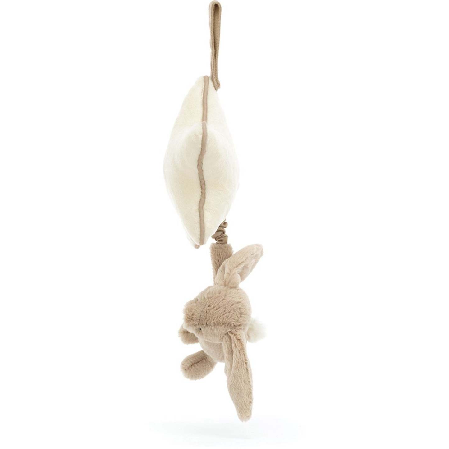 Jellycat Bashful Beige Bunny Musical Pull