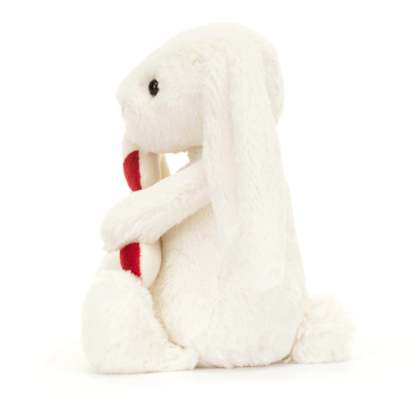 Jellycat Bashful Rabbit with Candy Cane 18 cm