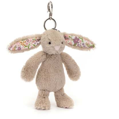 Jellycat Bashful Rabbit Meadow Pendant for Bag