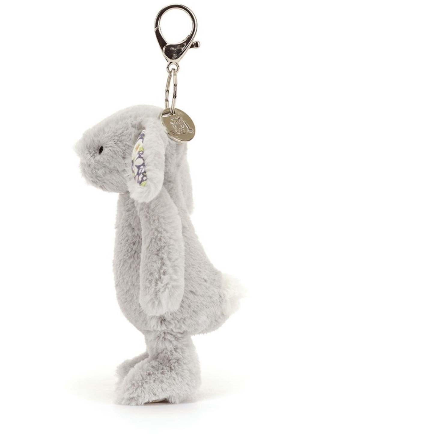 Jellycat Bashful Rabbit, Bobbie Jasmine Bag Charm