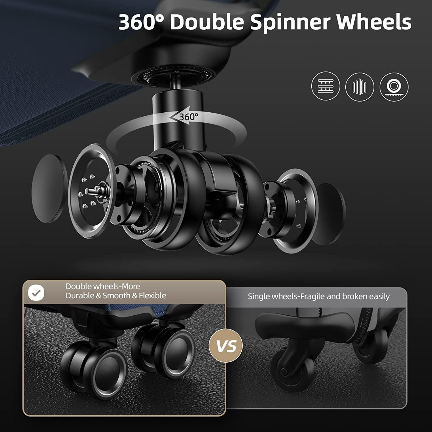 Limited Discount -Luggage Sets 3 Piece Softside Expandable Lightweight Durable Suitcase Sets Double Spinner Wheels TSA Lock