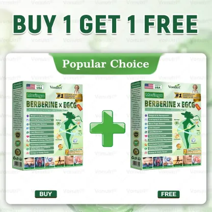 Vonutri® Moringa · Berberine × EGCG 10-in-1 Advanced Nano Microneedle Patch