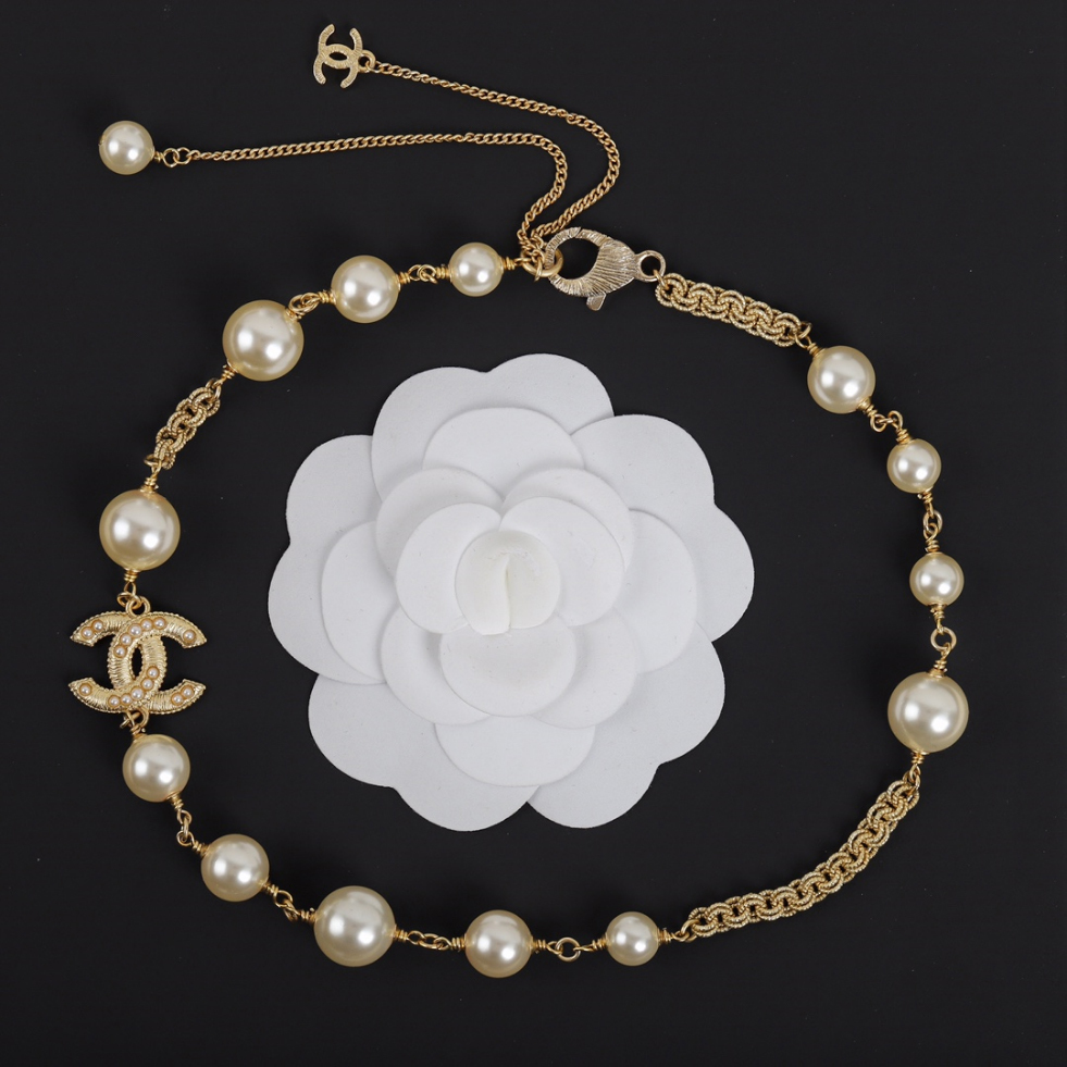 Pearl Double C Pearl Bracelet