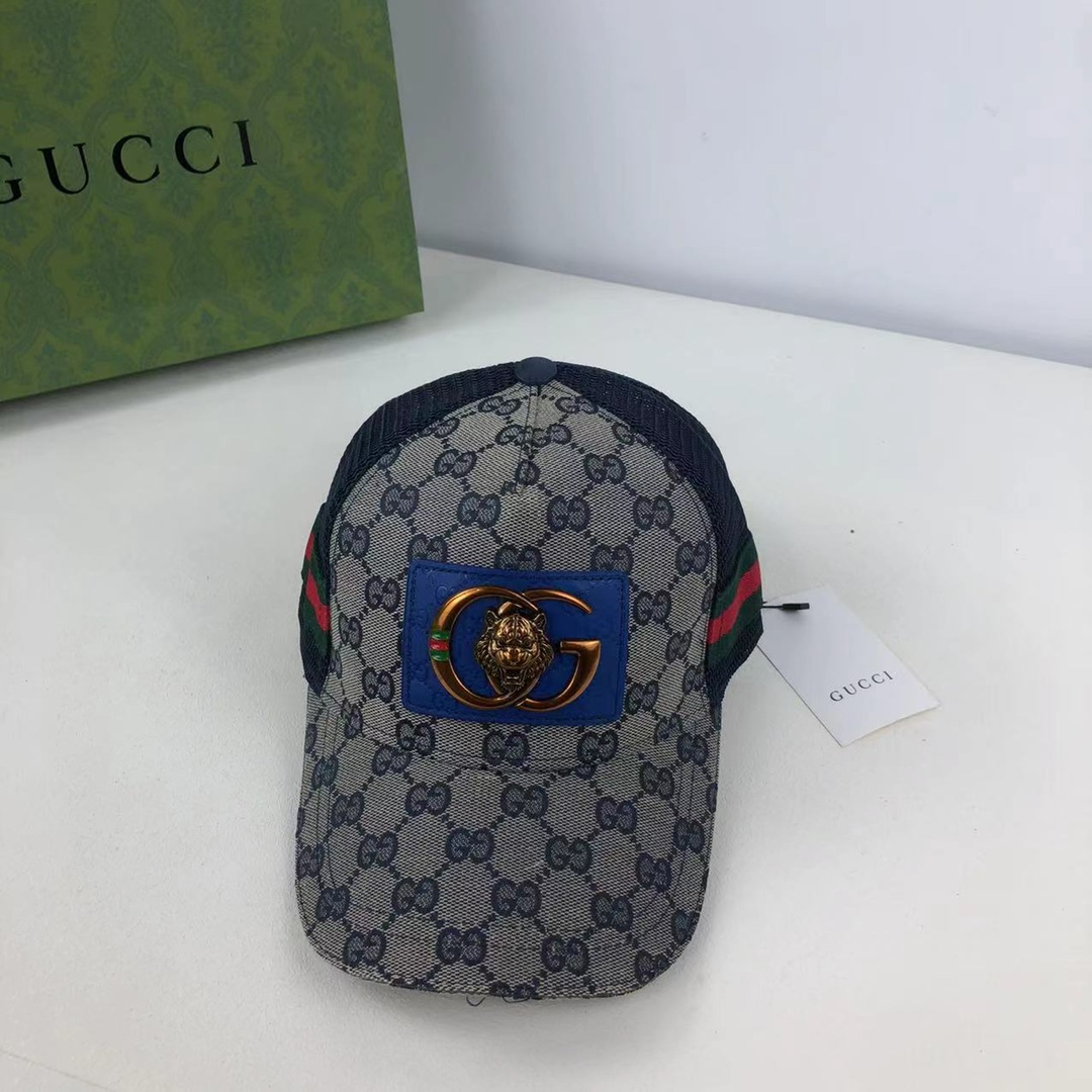 Half Net Double G Metal Logo Premium Mash Cap