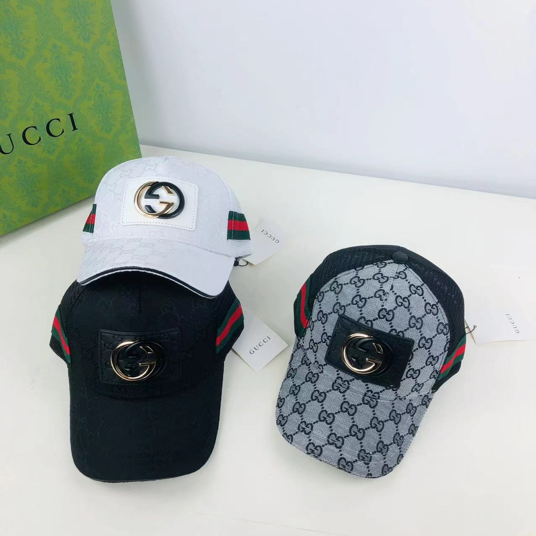 Half Net Double G Metal Logo Premium Mash Cap