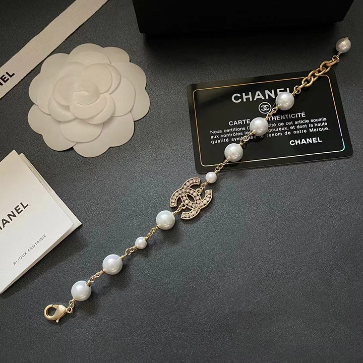 [Copy]Pearl Double C Pearl Bracelet