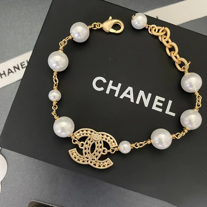 [Copy]Pearl Double C Pearl Bracelet