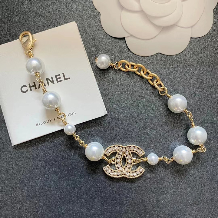 [Copy]Pearl Double C Pearl Bracelet