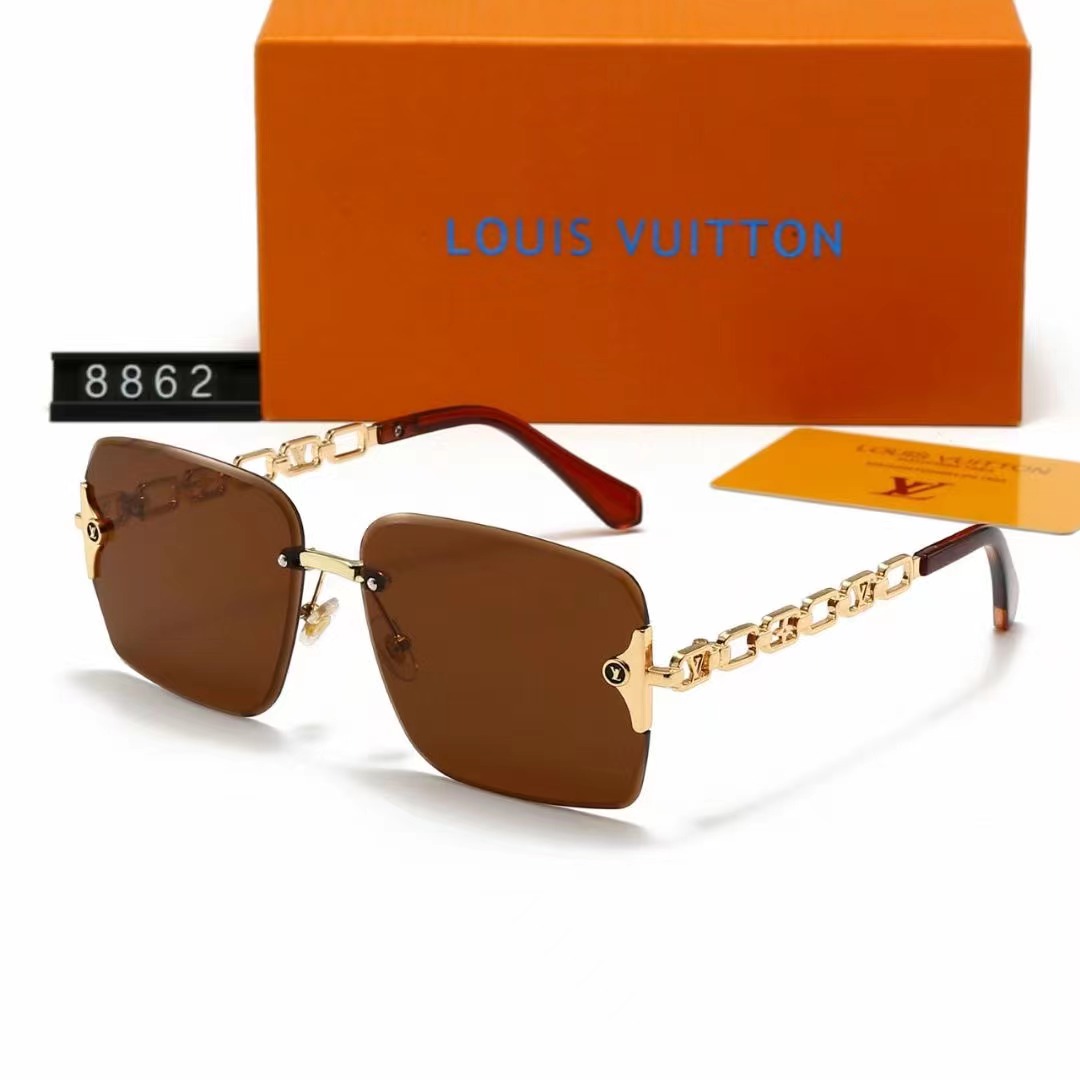 8 Colors Fashion Square Frame Polarized Sunglasses